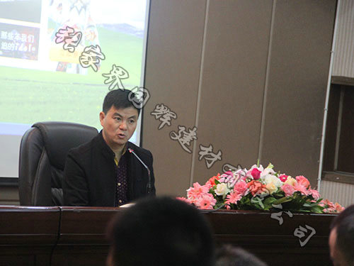 張家界國輝建材?？偨?jīng)理發(fā)言